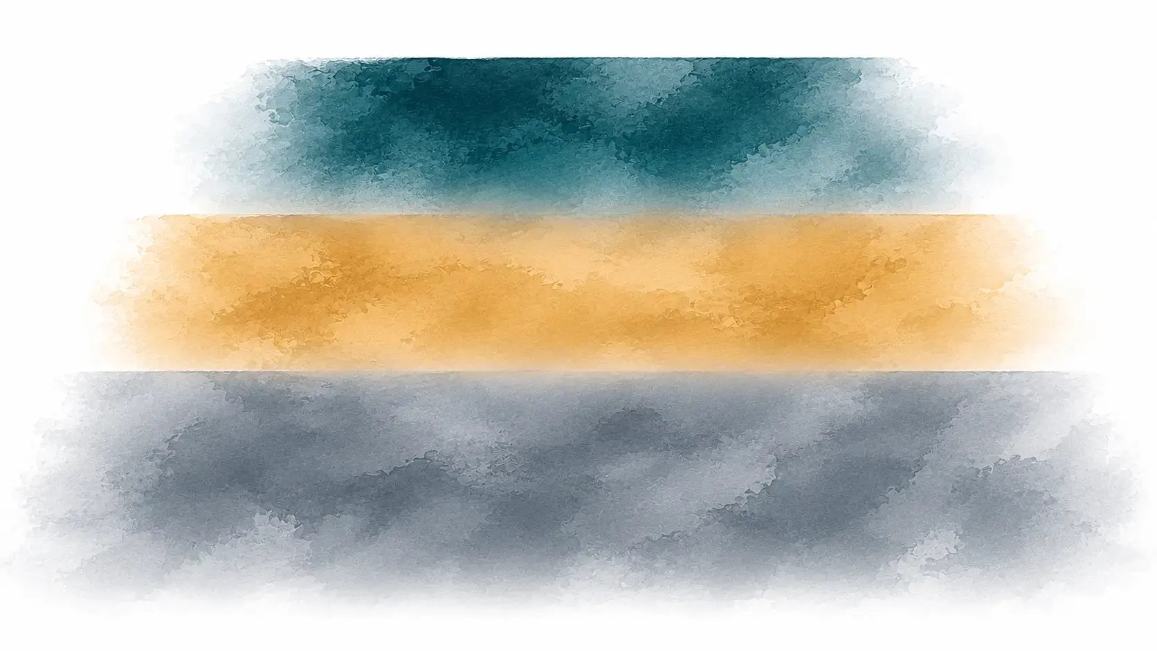 Editorial illustration of three stacked horizontal bands of progressively increasing width in muted teal, gold, and slate tones, representing the spectrum of EMDR processing approaches from most constricted to most expansive.