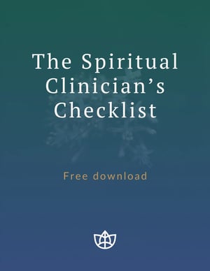 The Spiritual Clinicans Checklist TTI Free Download Graphic