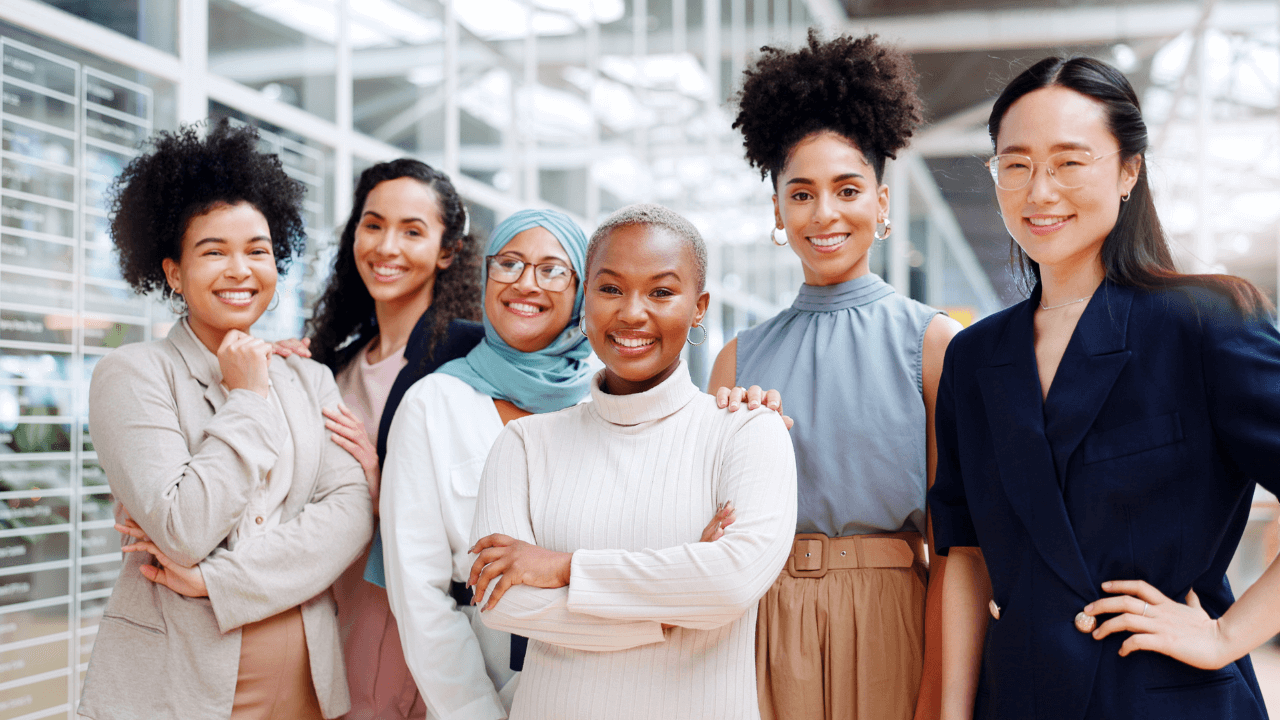 Group of diverse women who are Trauma-Informed Leaders for Trauma Therapist Institute