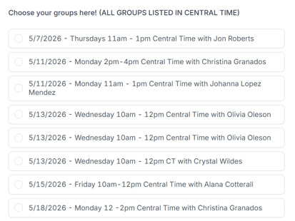 CITBT group list