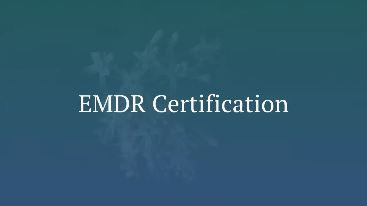 EMDR Certification