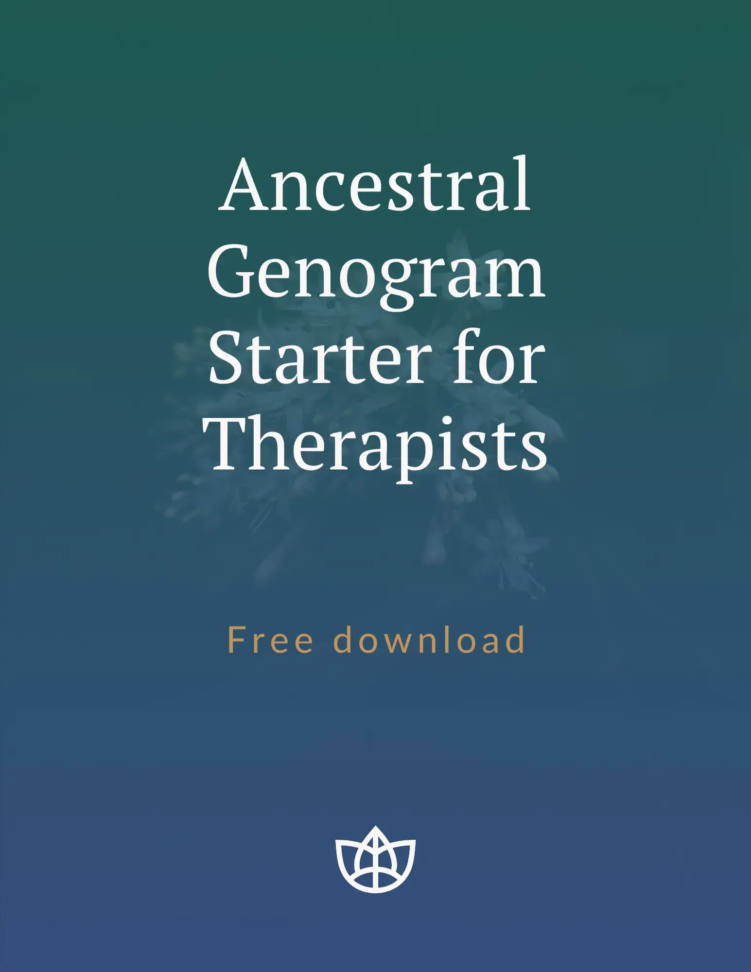 Ancestral Genogram Starter for Therapists