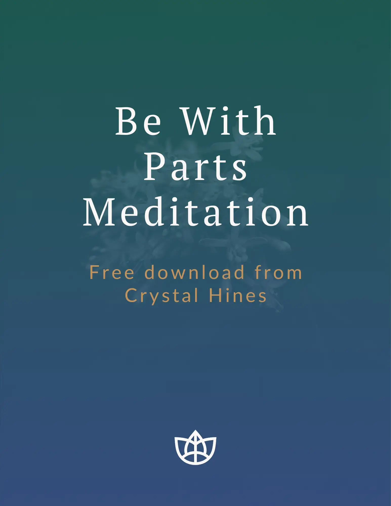 Be With Parts Meditation TTI
