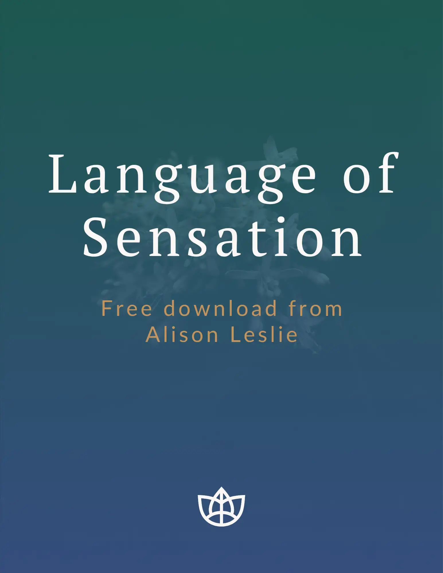 Language of Sensation