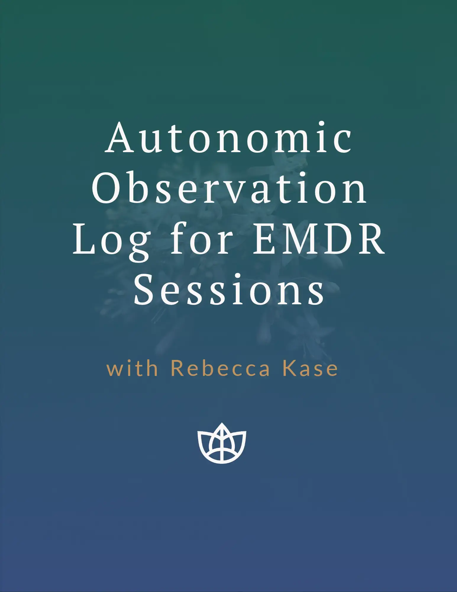 TTI-Autonomic Observation Log for EMDR Sessions. Graphic